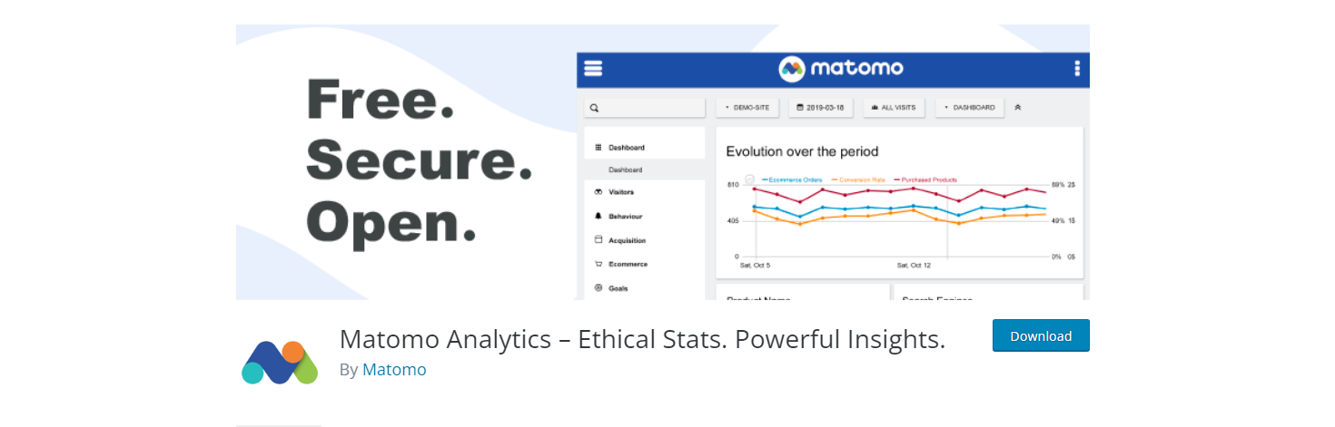Matomo - WordPress google analitik eklentileri