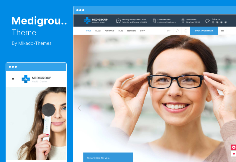 Tema Medigroup - Tema WordPress Médico e de Saúde