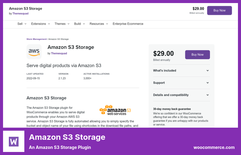 Amazon S3 存储插件 - Amazon S3 存储插件