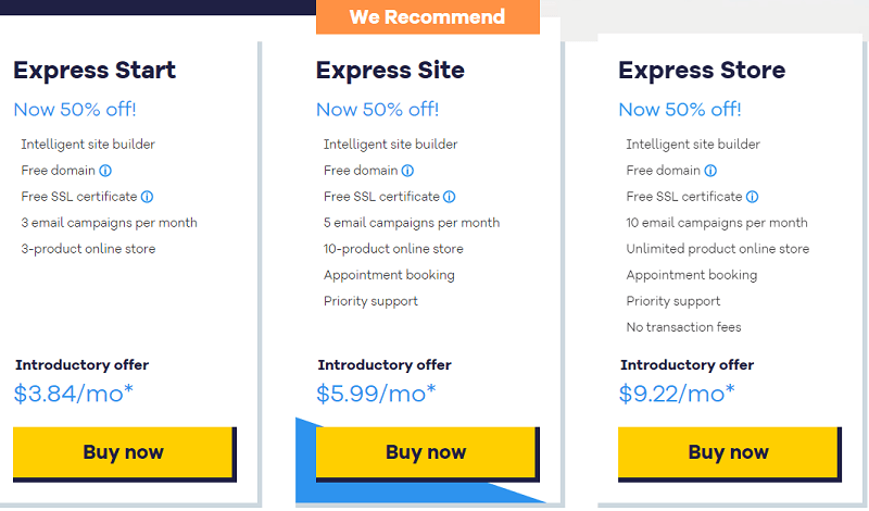 Tarification HostGator