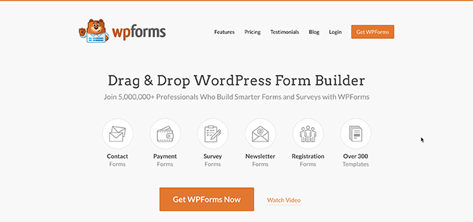 Sito Web WPForms