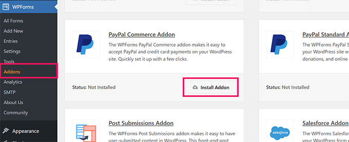 Installa il componente aggiuntivo PayPal Commerce