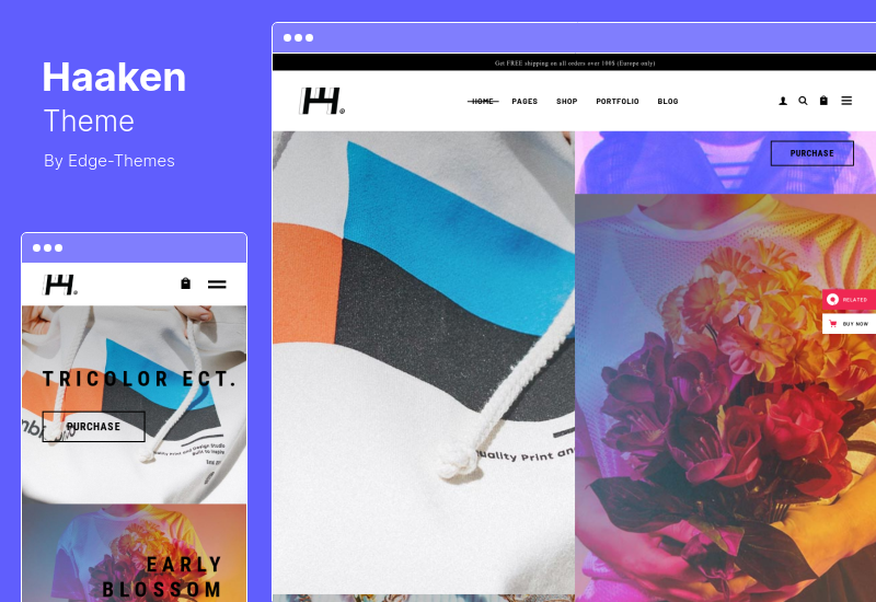 Tema Haaken - Tema WordPress Toko Fashion