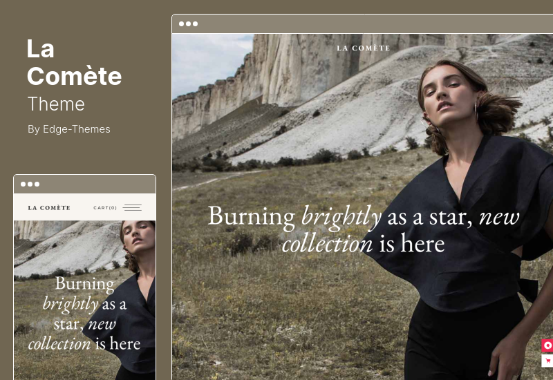 La Comete Theme - Tema WordPress Toko Busana dan Pakaian