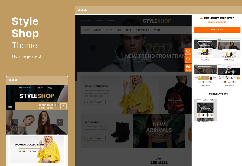 Tema StyleShop - Tema WordPress WooCommerce Toko Pakaian/Fashion Responsif