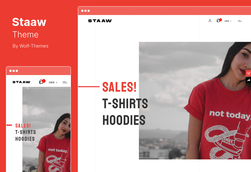 Tema Staaw - Tema WooCommerce Cetak Sesuai Permintaan