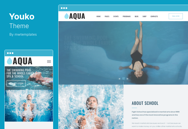 Motyw Youko - Motyw WordPress Sztuki walki