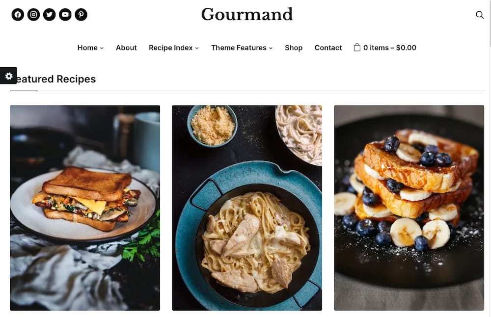 美食家 WordPress 主题