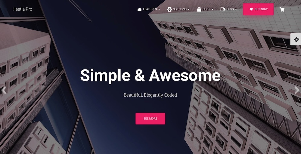 Hestia Pro WordPress 主题