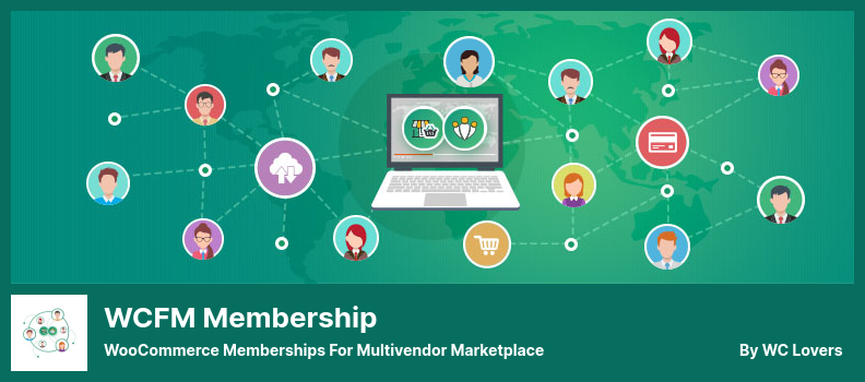 البرنامج المساعد لعضوية WCFM - عضوية WooCommerce لسوق متعدد البائعين