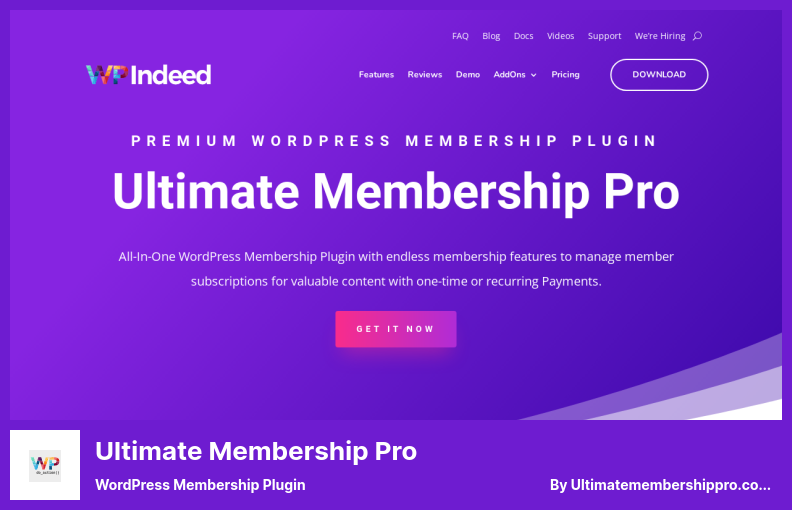 Ultimate Membership Pro Plugin - البرنامج المساعد لعضوية WordPress