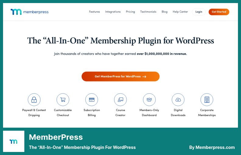 MemberPress Plugin - المكون الإضافي للعضوية "الكل في واحد" لـ WordPress
