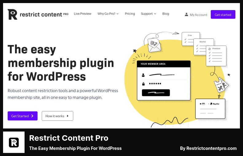 تقييد المحتوى Pro Plugin - المكون الإضافي للعضوية السهلة لـ WordPress
