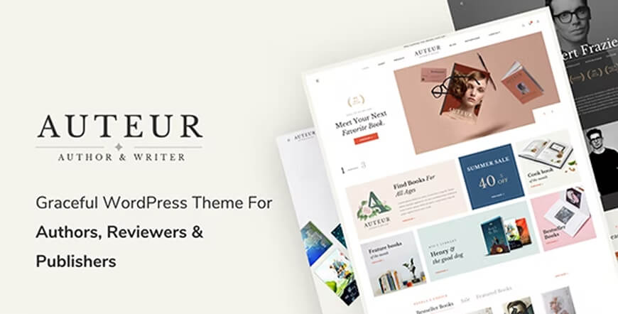 Auteur - 작성자 WordPress 테마