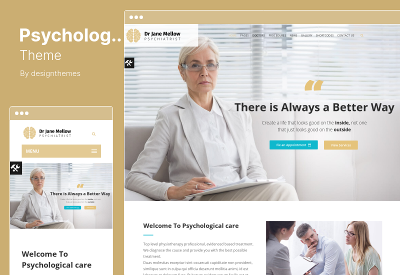 Тема психологии - Тема WordPress для консультирования