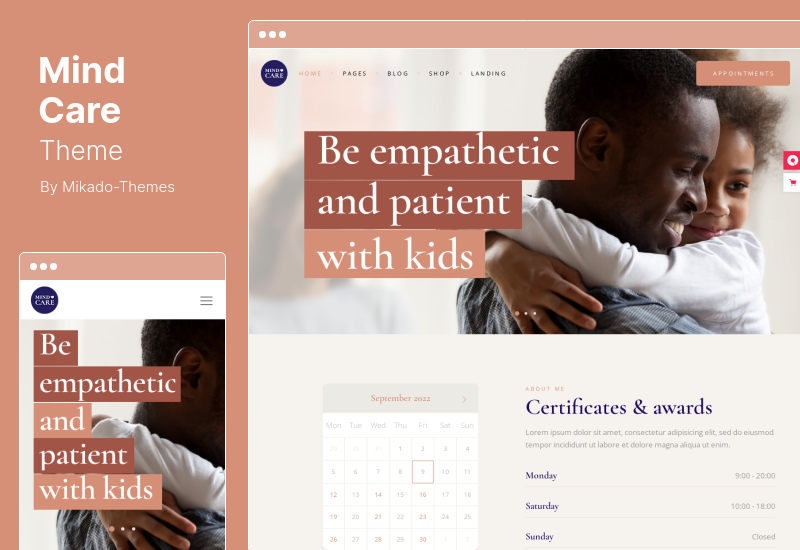 MindCare Theme - тема WordPress о психологии и консультировании