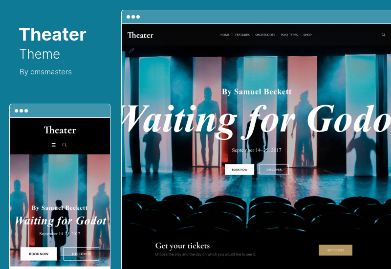 ธีมโรงละคร - คอนเสิร์ต & งานศิลป์ ความบันเทิง WordPress Theme