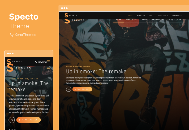 Specto Theme - ธีม Cinema WordPress