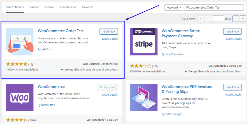 Wtyczka testowa zamówień WooCommerce