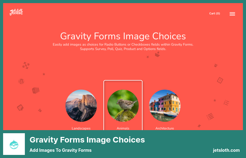 Gravity Forms Image Choices Plugin - Fügen Sie Bilder zu Gravity Forms hinzu
