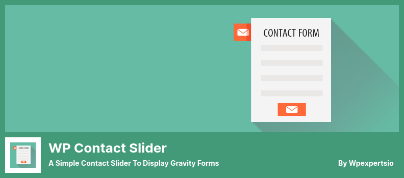 WP Contact Slider Plugin - ein einfacher Kontakt-Slider zur Anzeige von Schwerkraftformularen