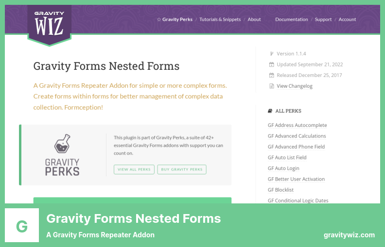 Gravity Forms Nested Forms Plugin - Ein Gravity Forms Repeater Addon