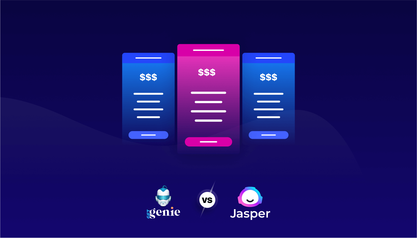 ราคา Jasper vs Getgenie AI