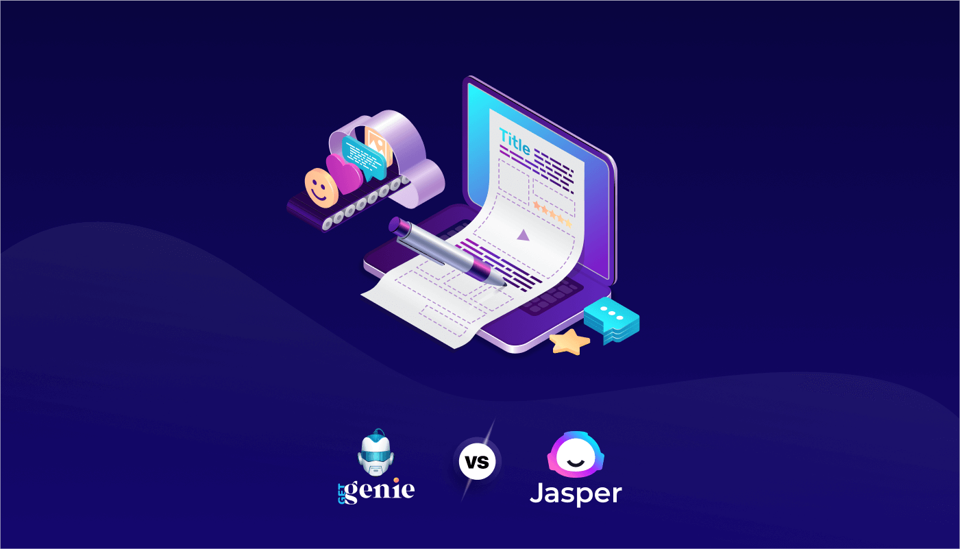 คุณภาพของเนื้อหา getgenie vs jasper