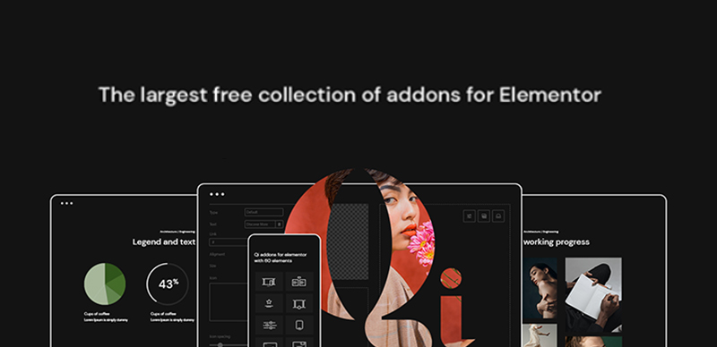 5+ Plugin Tim Terbaik untuk Situs WordPress 2 Qi Addons For Elementor plugin