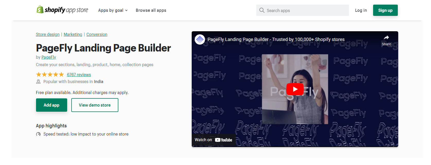 PageFly - Shopify منشئ الصفحة
