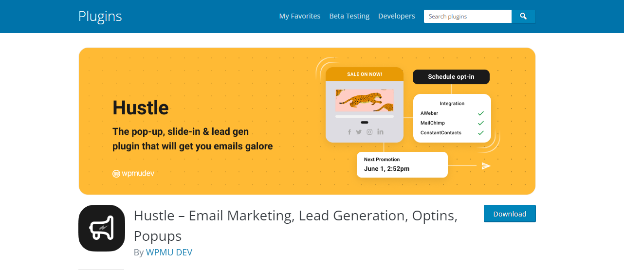 Hustle - WordPress 팝업 플러그인