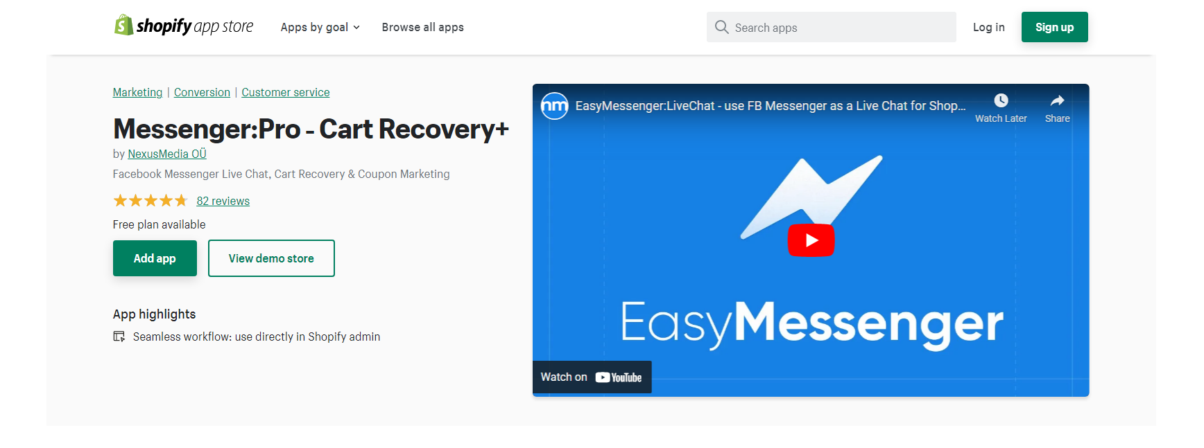 Messenger Pro - Shopify تطبيق الدردشة الحية