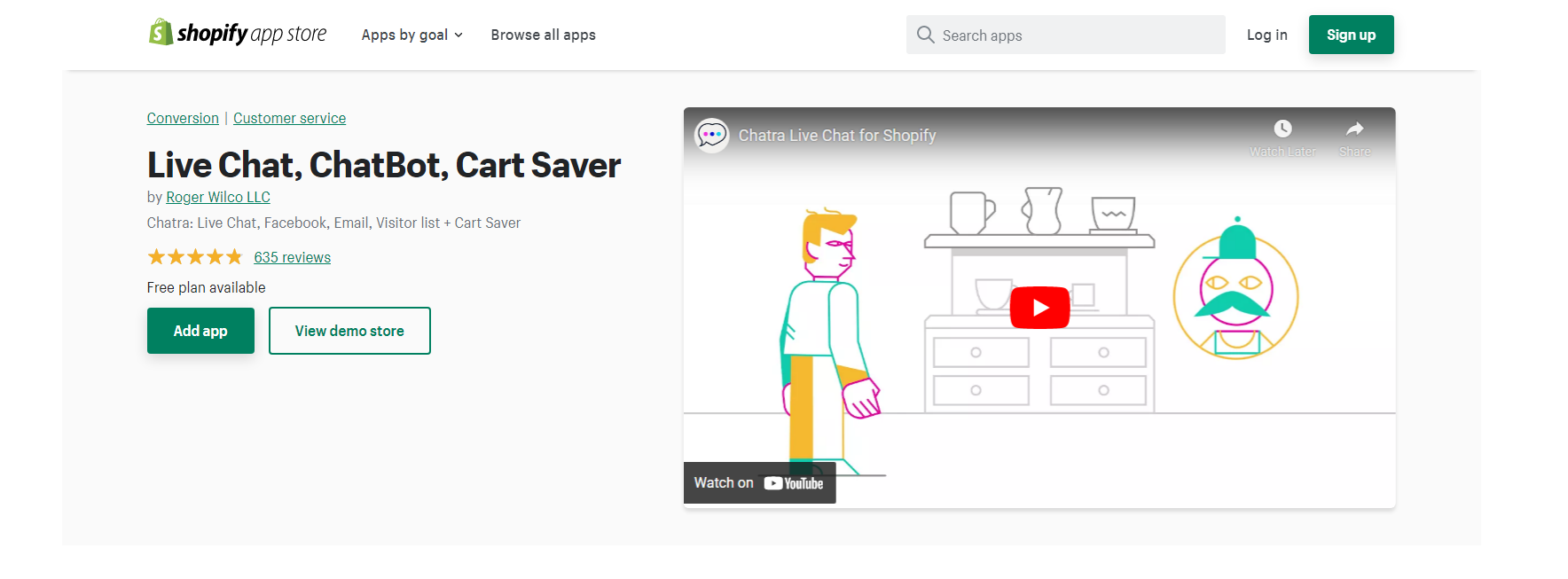 Chatra - Shopify تطبيق الدردشة الحية