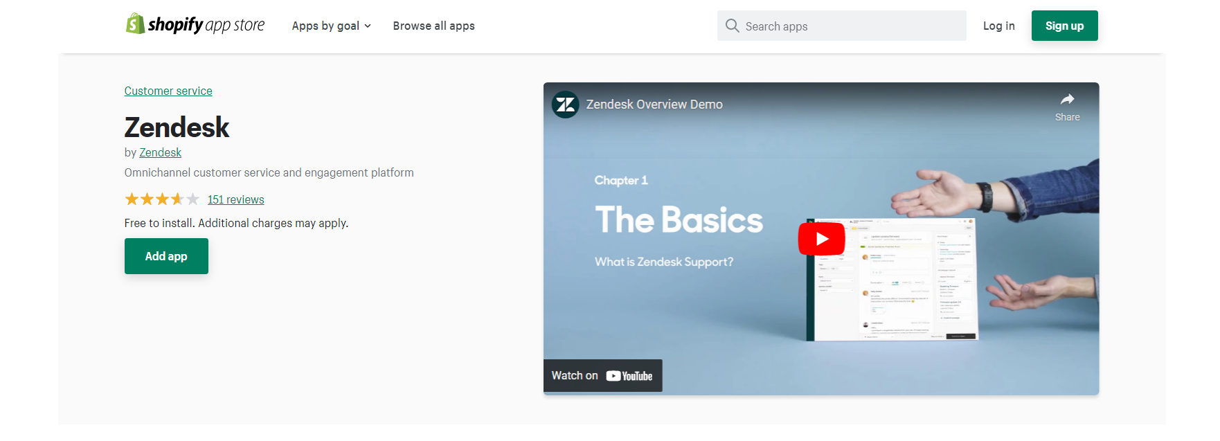 Zendesk - Shopify تطبيق الدردشة الحية