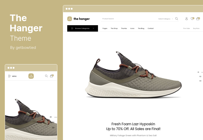 Le thème Hanger - Thème WordPress eCommerce pour WooCommerce
