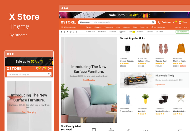 Thème XStore - Thème WooCommerce polyvalent