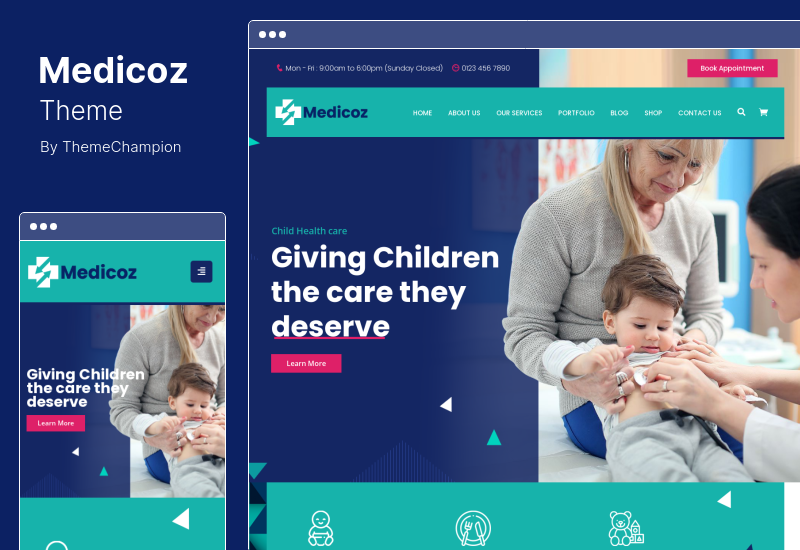 Medicoz Theme - Тема WordPress для клиники и аптеки