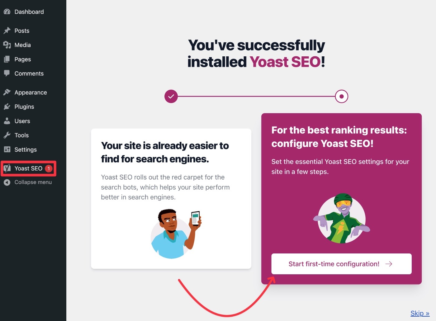 Мастер настройки Yoast SEO