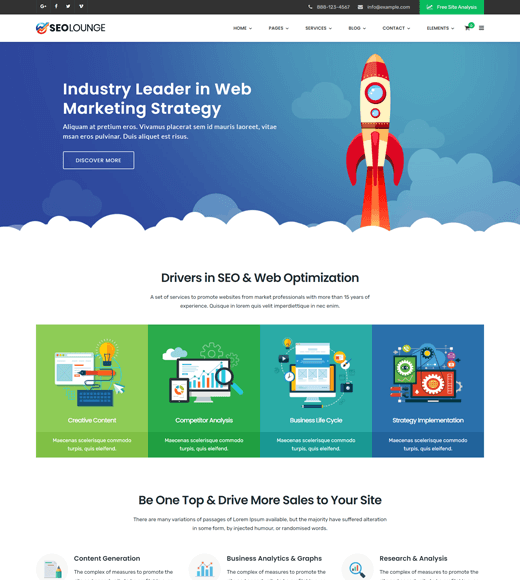 SEO ラウンジ WordPress テーマ