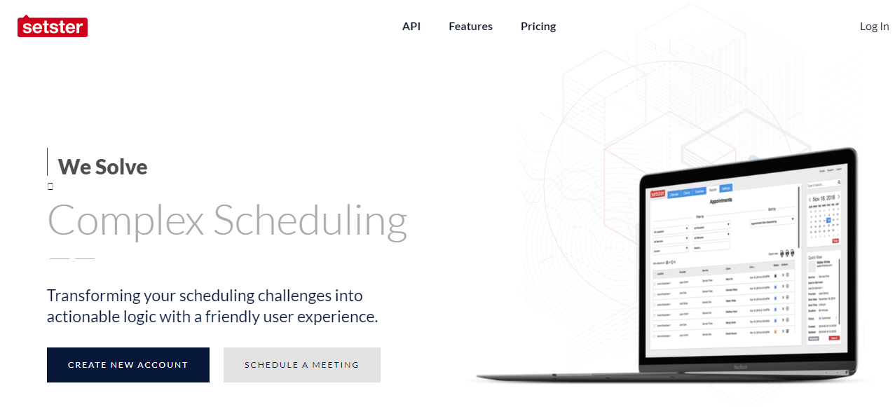 Setster - программное обеспечение для планирования с открытым исходным кодом