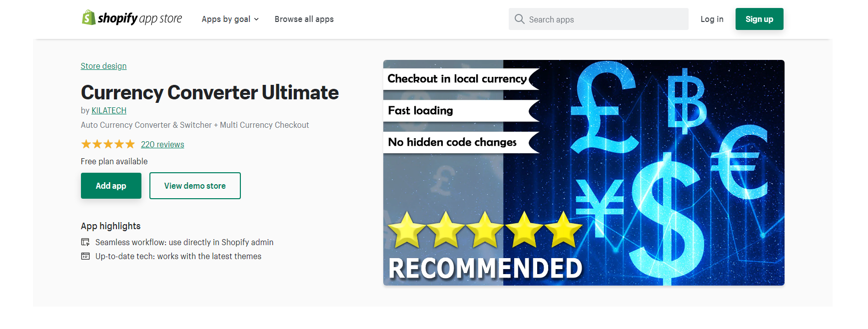 Currency Converter Ultimate - Convertitore di valuta Shopify