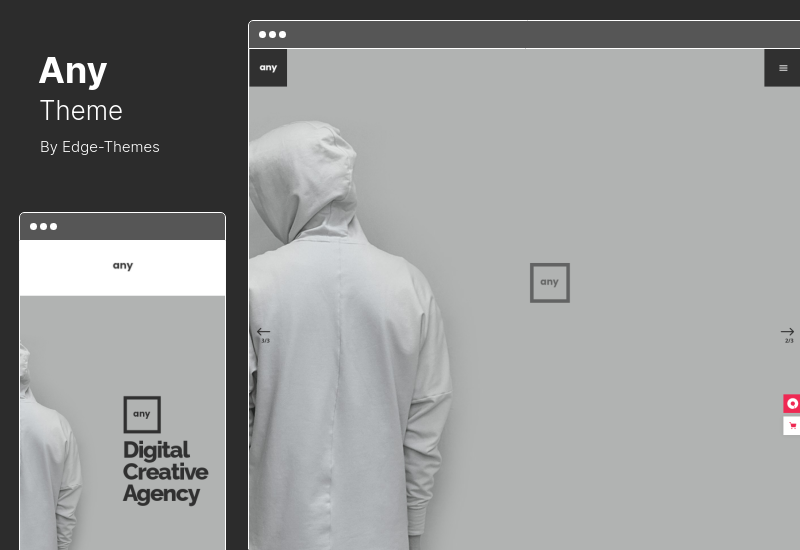 Cualquier tema - Tema de WordPress para portafolio de autónomos