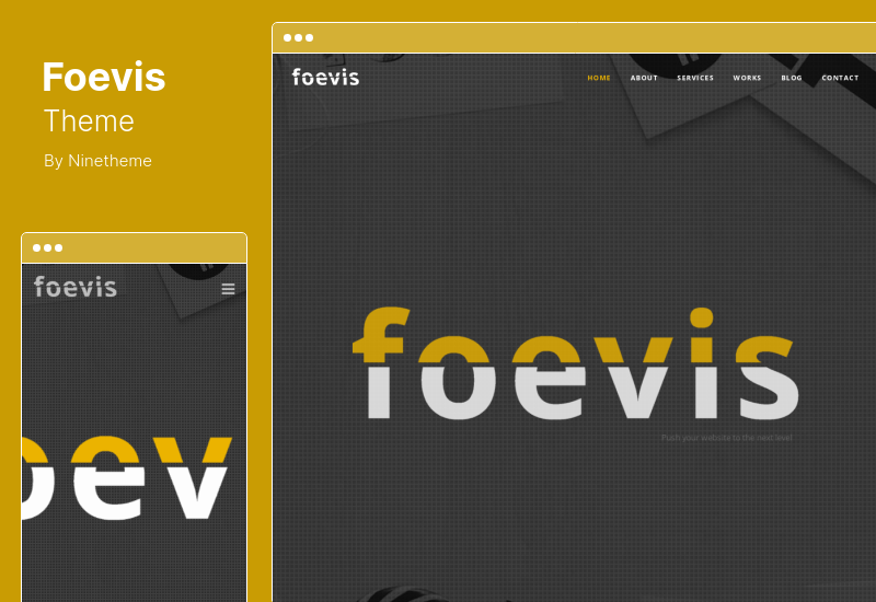 Foevis Theme - Tema de WordPress para agencia mínima y cartera de videos