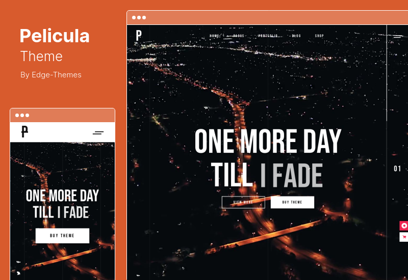 Pelicula Theme - Tema de WordPress para producción de videos y películas