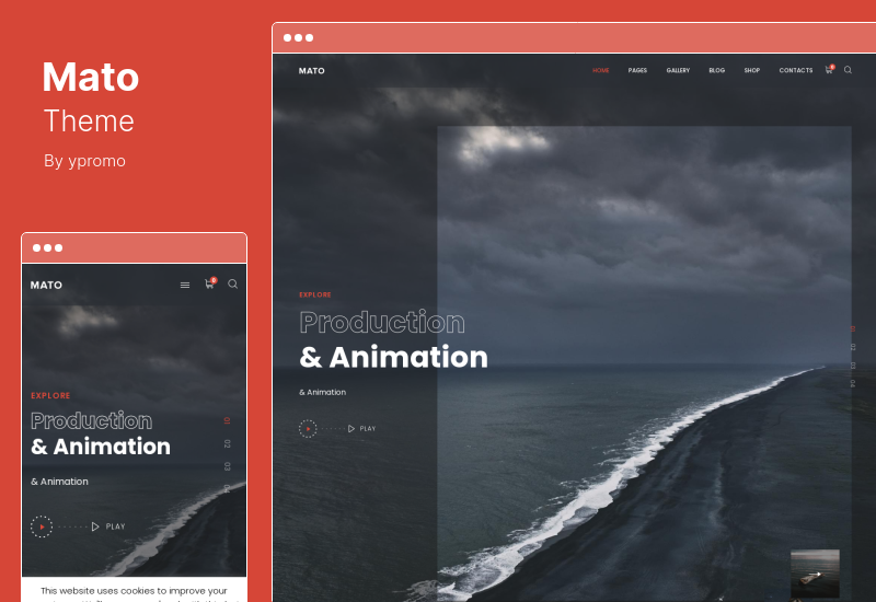 Tema Mato - Tema de WordPress para estudios de cine y cineastas