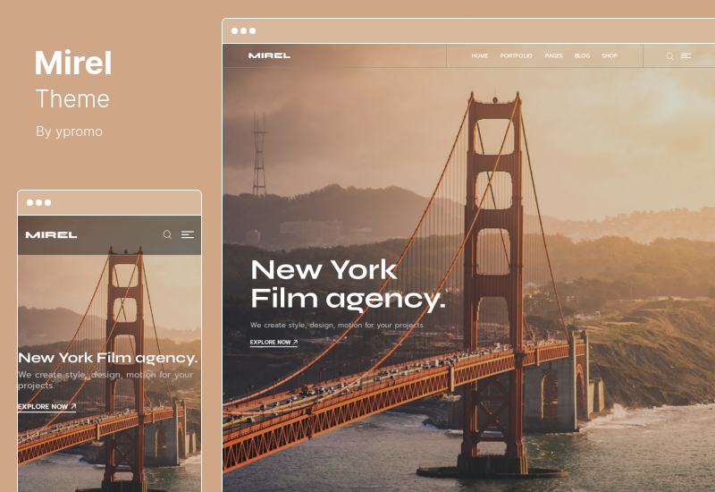 Mirel Theme - Tema de WordPress para estudios de cine y cineastas