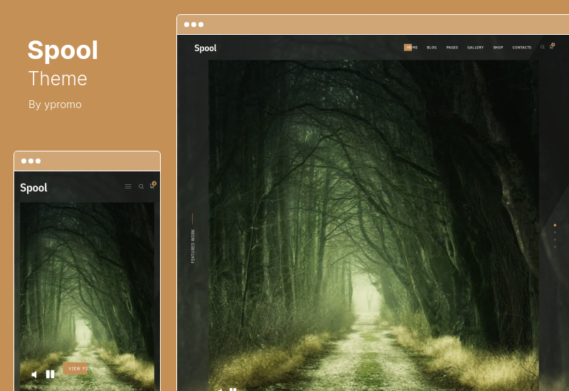 Spool Theme - Tema de WordPress para estudios de cine y cineastas