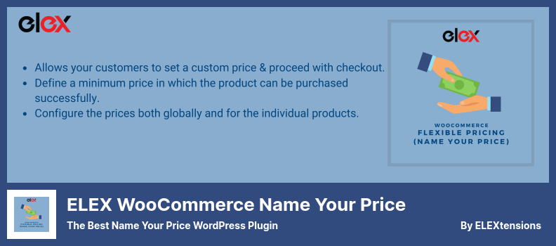 ELEX WooCommerce Name Your Price プラグイン - 最高の Name Your Price WordPress プラグイン