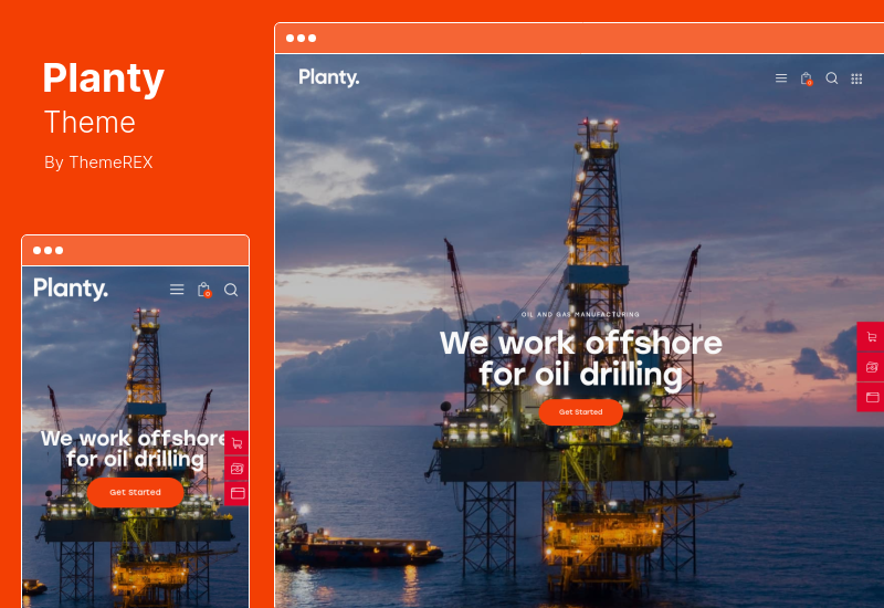Planty Theme - Tema de WordPress para telas industriales y fábricas