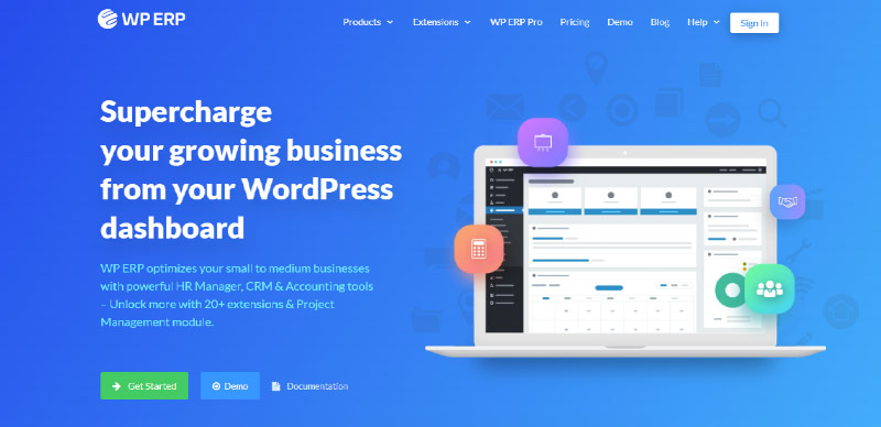 5 个提升您业务的最佳 WordPress CRM 插件 4 WP ERP